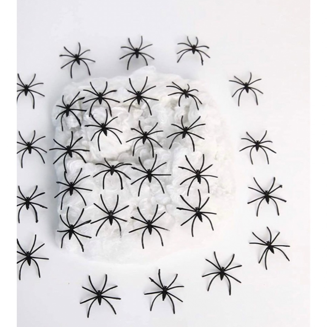 ハロウィン 飾り くもの巣 クモの巣 ハロウィン飾り 蜘蛛の巣 ハロウィン エンタメ/ホビーのコスプレ(小道具)の商品写真