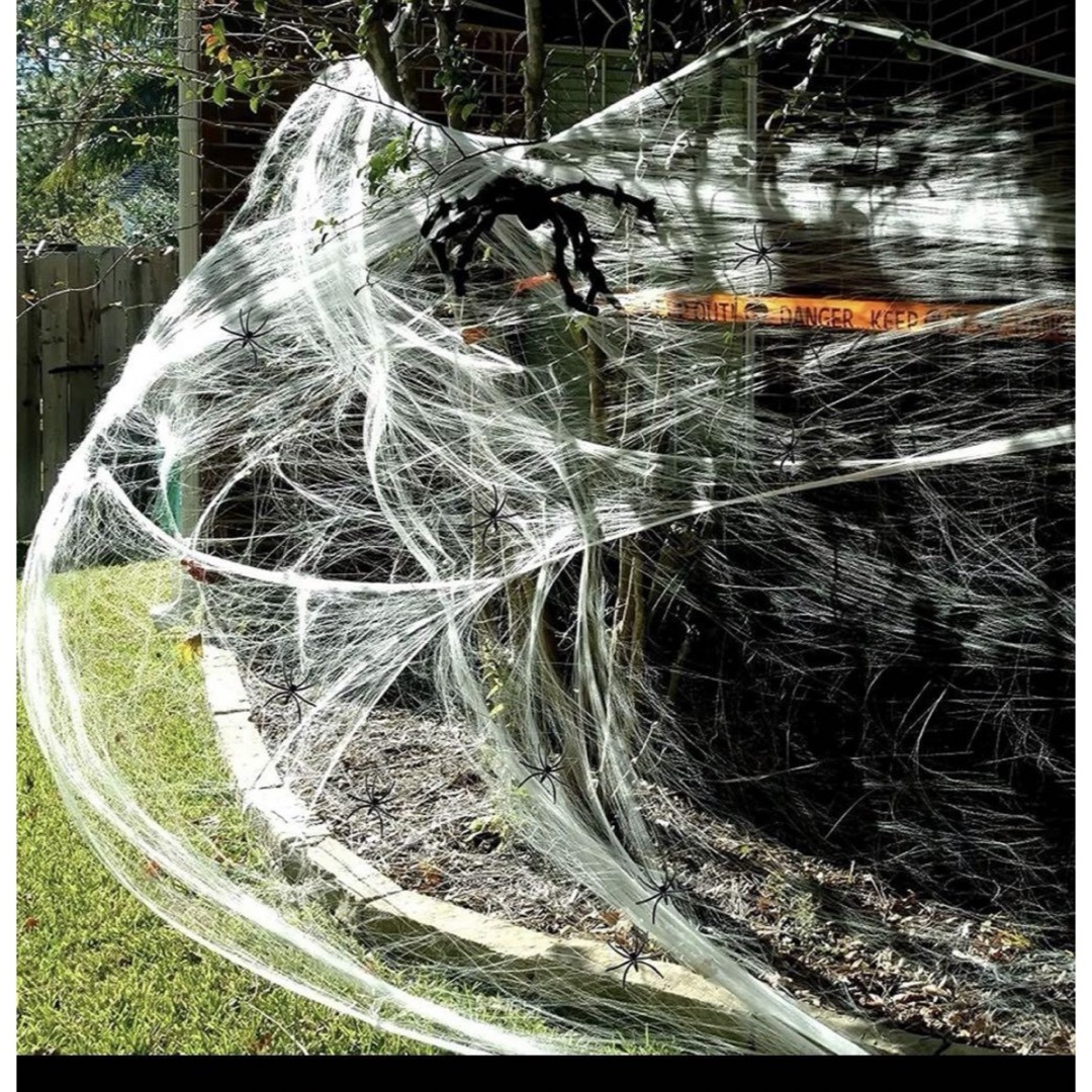 ハロウィン 飾り くもの巣 クモの巣 ハロウィン飾り 蜘蛛の巣 ハロウィン エンタメ/ホビーのコスプレ(小道具)の商品写真