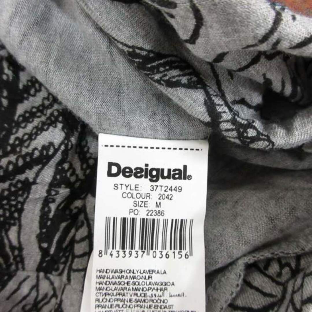 DESIGUAL(デシグアル)のデシグアル タグ付き Tシャツ カットソー 長袖 グレー M ■GY31 レディースのトップス(Tシャツ(長袖/七分))の商品写真