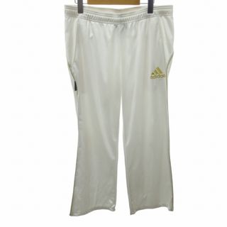 アディダス(adidas)のアディダス トラックパンツ イージーパンツ ゴムウエスト 白 XO ■GY31(スラックス)