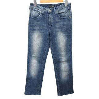 アルマーニジーンズ(ARMANI JEANS)のアルマーニ ジーンズ デニム ジーンズ ストレート 青系 約S-M ■GY31(デニム/ジーンズ)