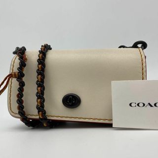 コーチ(COACH)の【極美品】COACH ミニショルダーバッグ ディンキアー グラブタンレザー(ショルダーバッグ)