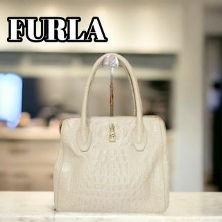 フルラ(Furla)のFURLA　クロコ押し　フルラ　 トートバッグ(トートバッグ)