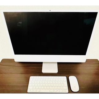 マック(Mac (Apple))のiMac 2021 M1 シルバー(デスクトップ型PC)