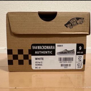 ワコマリア(WACKO MARIA)のWACKOMARIA  VANS コラボ V44 AUTHENTIC  (スニーカー)