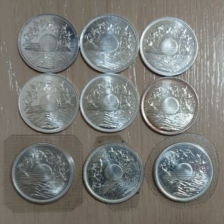 【専用出品】1万円銀貨 記念硬貨 パックなし 9枚セット(貨幣)