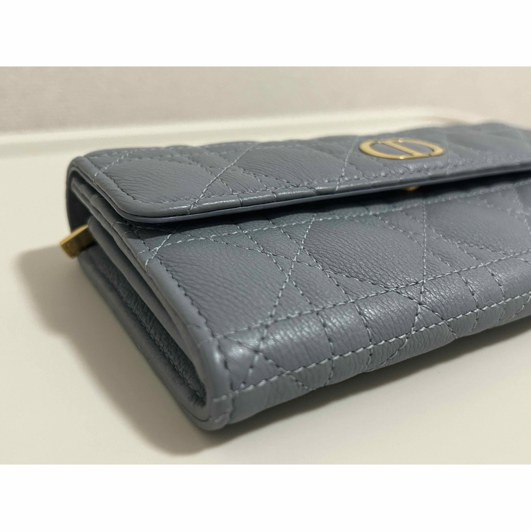 Christian Dior(クリスチャンディオール)の【美品】Dior Caro ロングフラップウォレット 長財布 レディース メンズのファッション小物(長財布)の商品写真