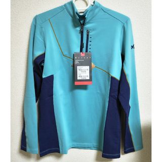 ミレー(MILLET)の【新品】ミレー 長袖 ハーフジップ スポーツウェア 1着☆90サイズ 男S 女M(登山用品)