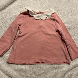 プチバトー(PETIT BATEAU)のプチバトー　襟付きトップス(シャツ/カットソー)