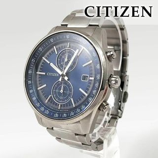 シチズン(CITIZEN)のシチズンコレクション 腕時計 スマートスポーツ ブルー クロノグラフ カレンダー(腕時計(アナログ))