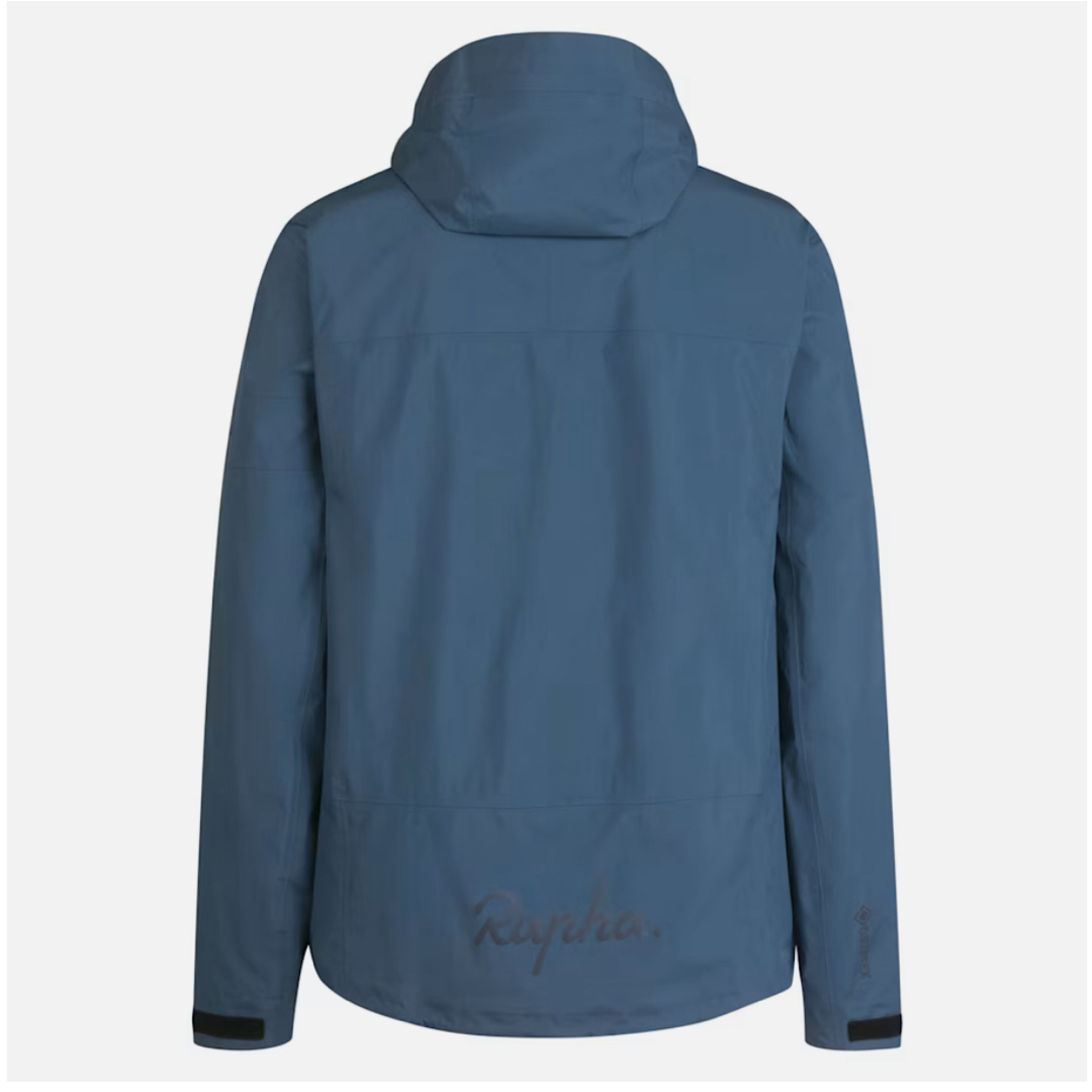 新品 Raphaメンズ GORE-TEX フーディッド ジャケット ブルー S メンズのジャケット/アウター(マウンテンパーカー)の商品写真
