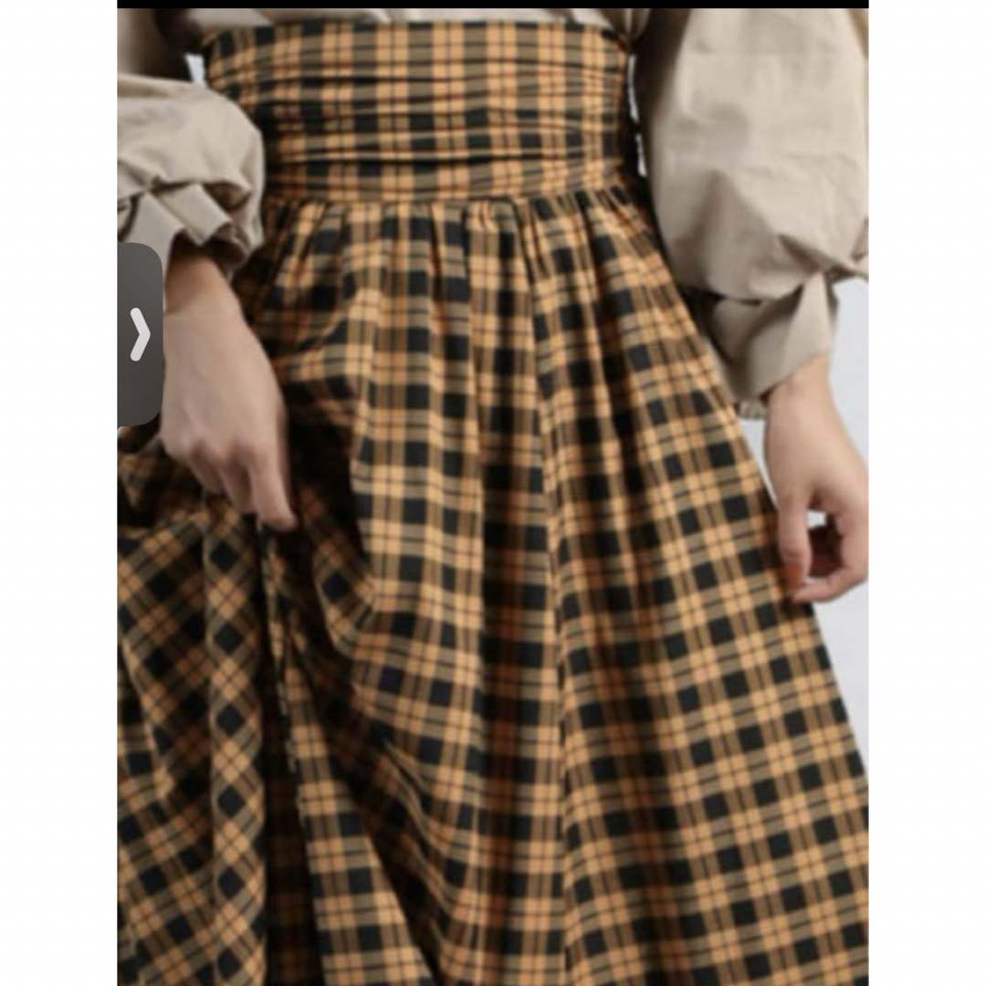 SCOT CLUB(スコットクラブ)の16900円SCOTCLUB チェック後ろリボンスカート レディースのスカート(ロングスカート)の商品写真