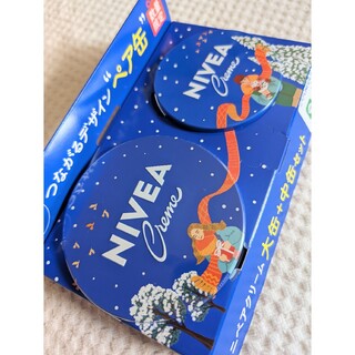ニベア(ニベア)のNIVEA青缶限定デザイン／つながるデザインペア缶(ボディクリーム)