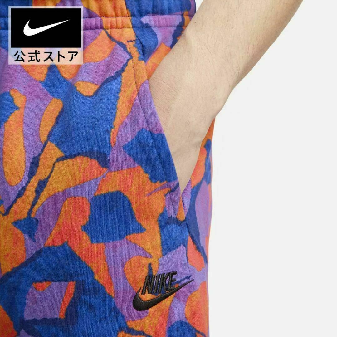 NIKE(ナイキ)のNIKE ナイキ クラブ+ FT ショート AOP L dx0804-551 メンズのパンツ(ショートパンツ)の商品写真