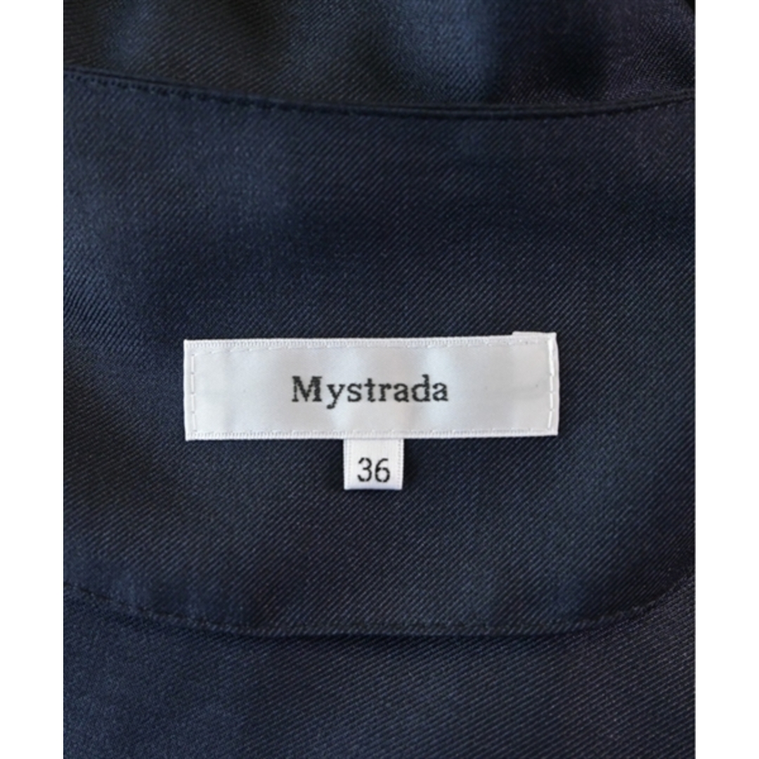 Mystrada(マイストラーダ)のMystrada マイストラーダ ワンピース 36(S位) 紺 【古着】【中古】 レディースのワンピース(ひざ丈ワンピース)の商品写真
