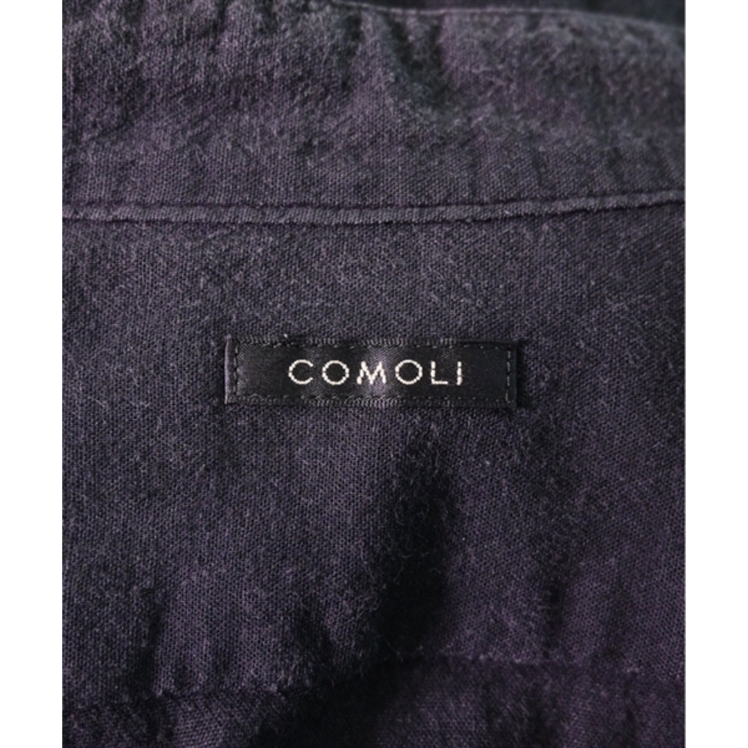 COMOLI(コモリ)のCOMOLI コモリ カジュアルシャツ -(L位) 黒 【古着】【中古】 メンズのトップス(シャツ)の商品写真