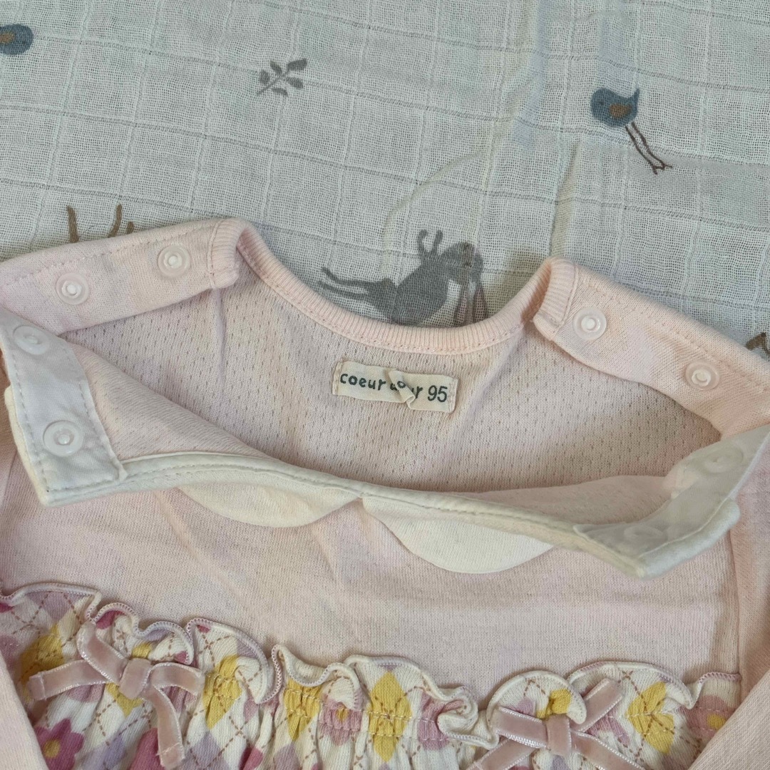 coeur a coeur(クーラクール)のクーラクール　長袖Tシャツ　95cm キッズ/ベビー/マタニティのキッズ服女の子用(90cm~)(Tシャツ/カットソー)の商品写真