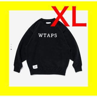 ダブルタップス(W)taps)のwtaps 24ss academy sweater collage 黒XL(スウェット)