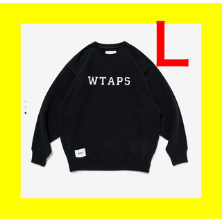 ダブルタップス(W)taps)のwtaps 24ss academy sweater collage 黒L(スウェット)