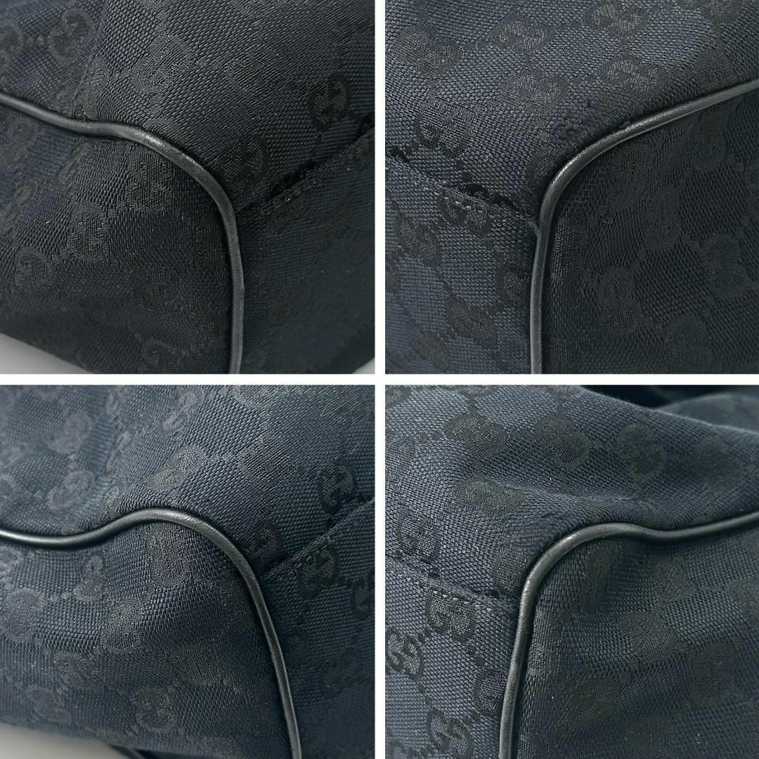 Gucci(グッチ)のグッチ ハンドバッグ スーキー GGキャンバス インターロッキング 黒 ブラック レディースのバッグ(ハンドバッグ)の商品写真