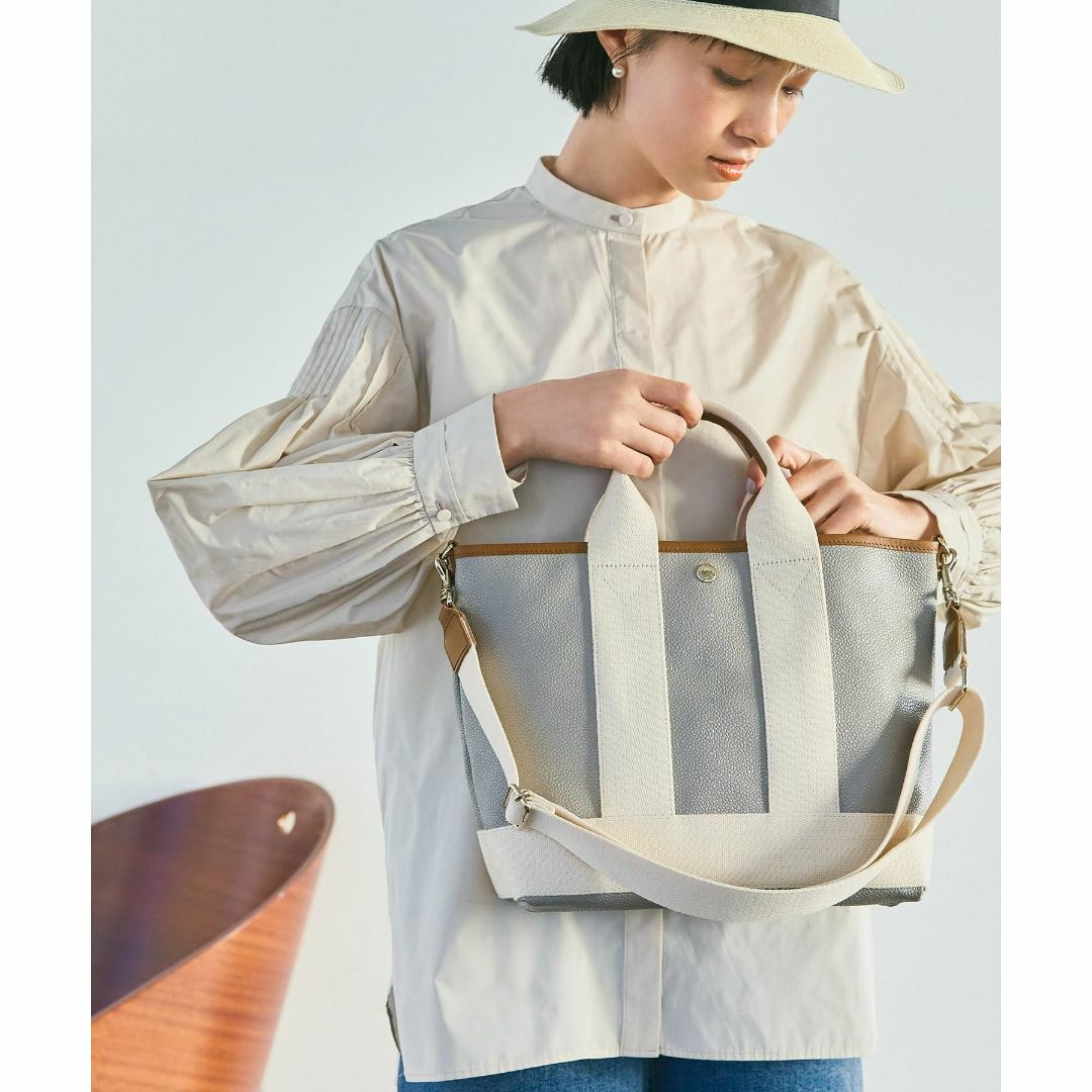 【色: ライトグレー】[トプカピ] トートバッグ ショルダーバッグ SCOTCH レディースのバッグ(その他)の商品写真