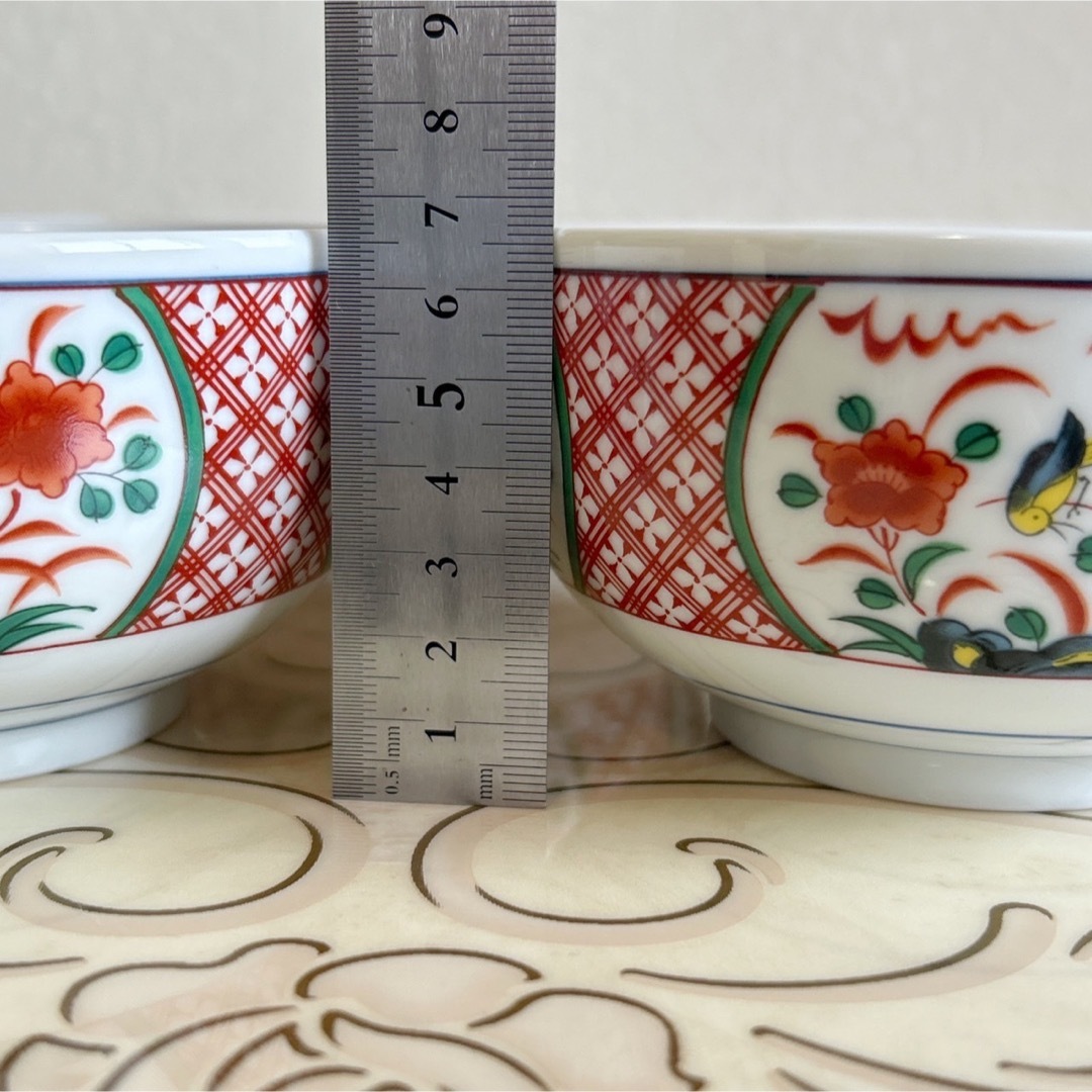 有田焼 - 有田焼 吾山窯 どんぶり揃 5客セット 丼 赤絵 花鳥 有田焼 - 有田焼 吾山窯 どんぶり揃 5客セット 丼 赤絵 花鳥