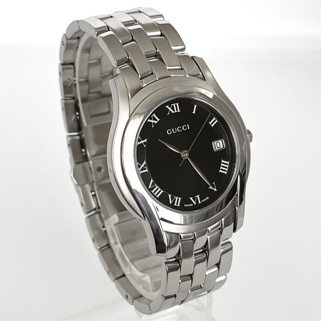 Gucci(グッチ)のグッチ GUCCI 5500M 男性用 腕時計 電池新品 s1662 メンズの時計(腕時計(アナログ))の商品写真