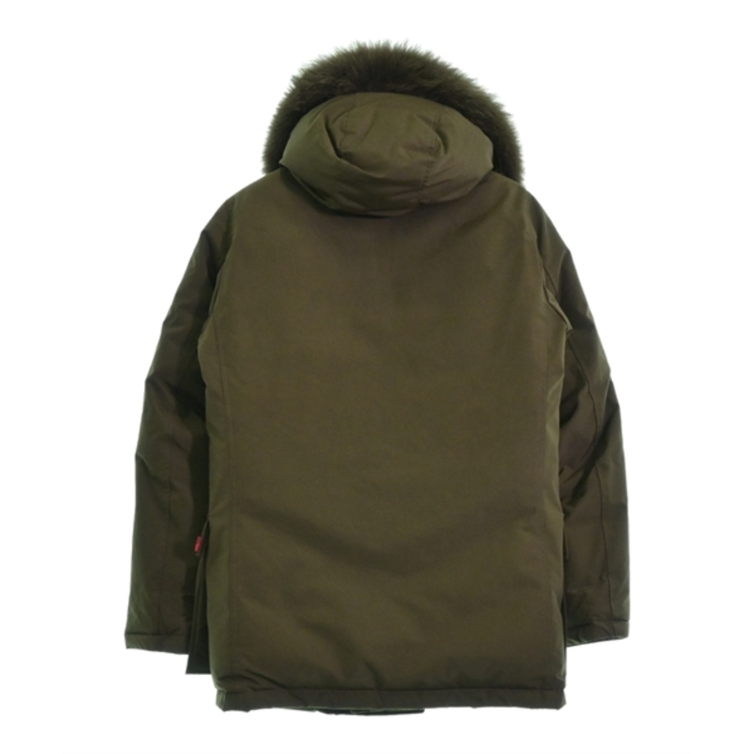 WOOLRICH(ウールリッチ)のWOOLRICH ウールリッチ ダウンジャケット/ダウンベスト S カーキ 【古着】【中古】 メンズのジャケット/アウター(ダウンジャケット)の商品写真