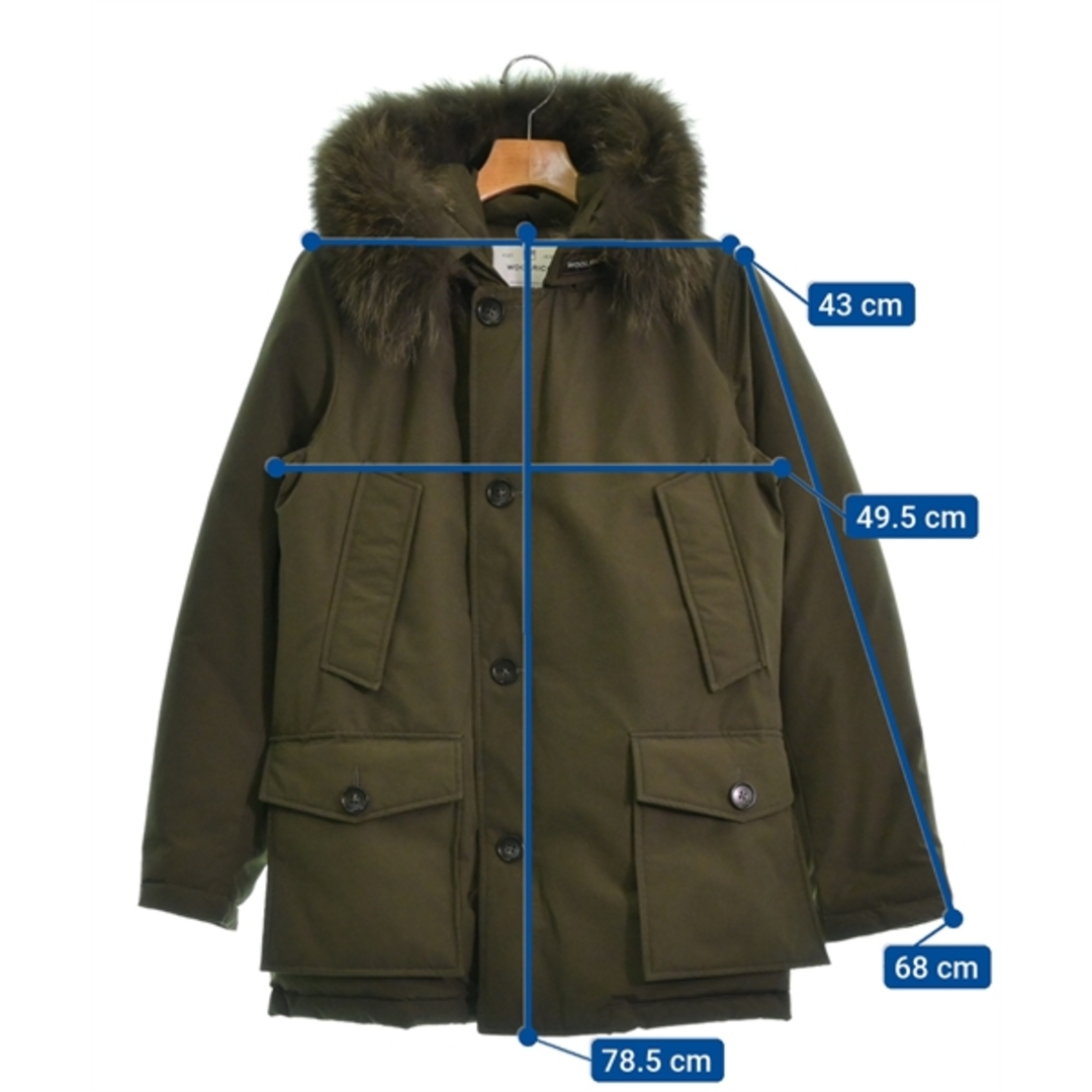 WOOLRICH(ウールリッチ)のWOOLRICH ウールリッチ ダウンジャケット/ダウンベスト S カーキ 【古着】【中古】 メンズのジャケット/アウター(ダウンジャケット)の商品写真