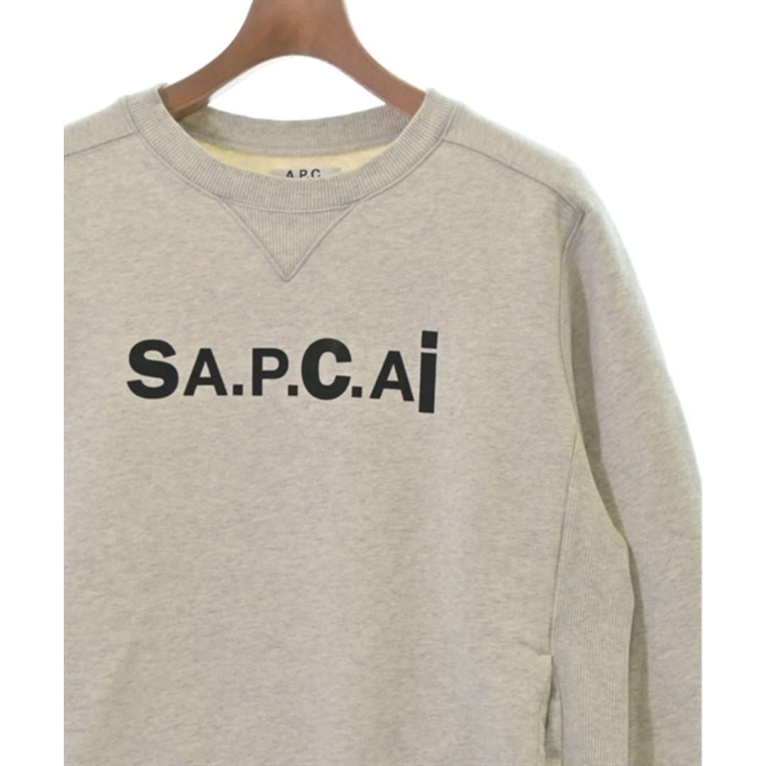 A.P.C. アーペーセー スウェット S ライトグレー 【古着】【中古】 メンズのトップス(スウェット)の商品写真