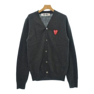 PLAY COMME des GARCONS カーディガン S グレー 【古着】【中古】(カーディガン)