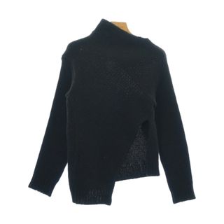 ジルサンダー(Jil Sander)のJIL SANDER ジルサンダー ニット・セーター 36(XS位) 黒 【古着】【中古】(ニット/セーター)