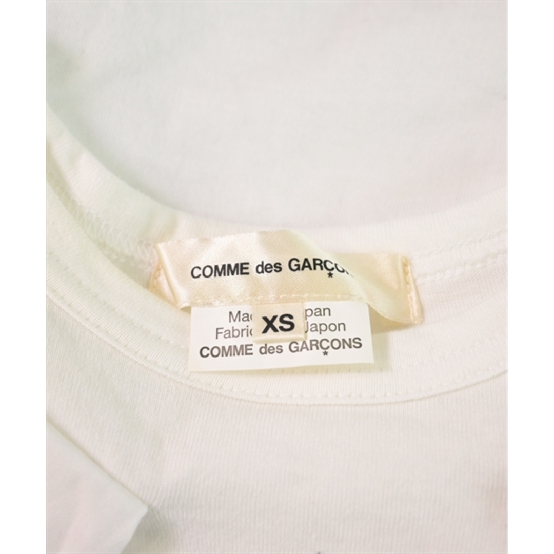 COMME des GARCONS(コムデギャルソン)のCOMME des GARCONS Tシャツ・カットソー XS 白 【古着】【中古】 レディースのトップス(カットソー(半袖/袖なし))の商品写真