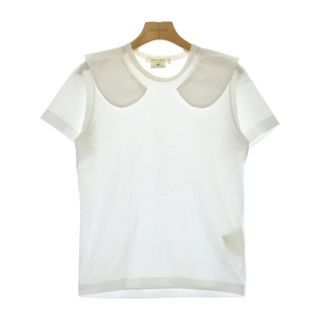 コムデギャルソン(COMME des GARCONS)のCOMME des GARCONS Tシャツ・カットソー XS 白 【古着】【中古】(カットソー(半袖/袖なし))