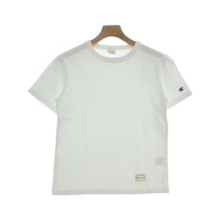 チャンピオン(Champion)のCHAMPION チャンピオン Tシャツ・カットソー XS 白 【古着】【中古】(カットソー(半袖/袖なし))