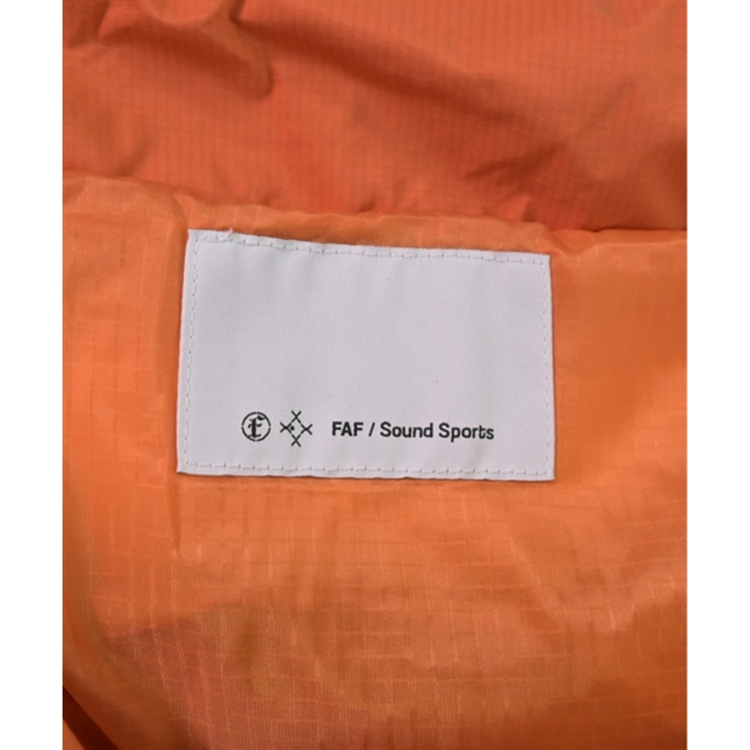 FAF ダウンジャケット/ダウンベスト 2(M位) オレンジ 【古着】【中古】 メンズのジャケット/アウター(ダウンジャケット)の商品写真