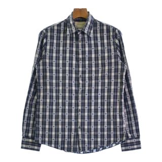 グッチ(Gucci)のGUCCI グッチ カジュアルシャツ 38(S位) 緑系x紺x白等(総柄) 【古着】【中古】(シャツ)