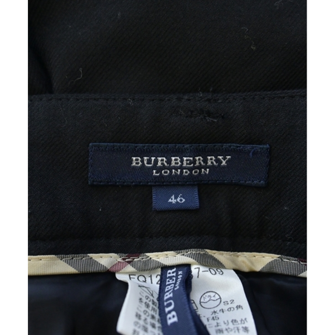 BURBERRY(バーバリー)のBURBERRY バーバリー スラックス 46(XL位) 黒 【古着】【中古】 レディースのパンツ(その他)の商品写真