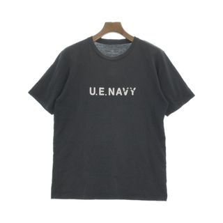 ユニフォームエクスペリメント(uniform experiment)のuniform experiment Tシャツ・カットソー 4(XL位) 紺系 【古着】【中古】(Tシャツ/カットソー(半袖/袖なし))