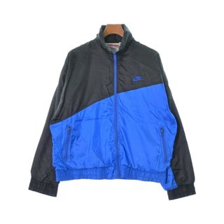 ナイキ(NIKE)のNIKE ナイキ マウンテンパーカー M 青x黒 【古着】【中古】(マウンテンパーカー)