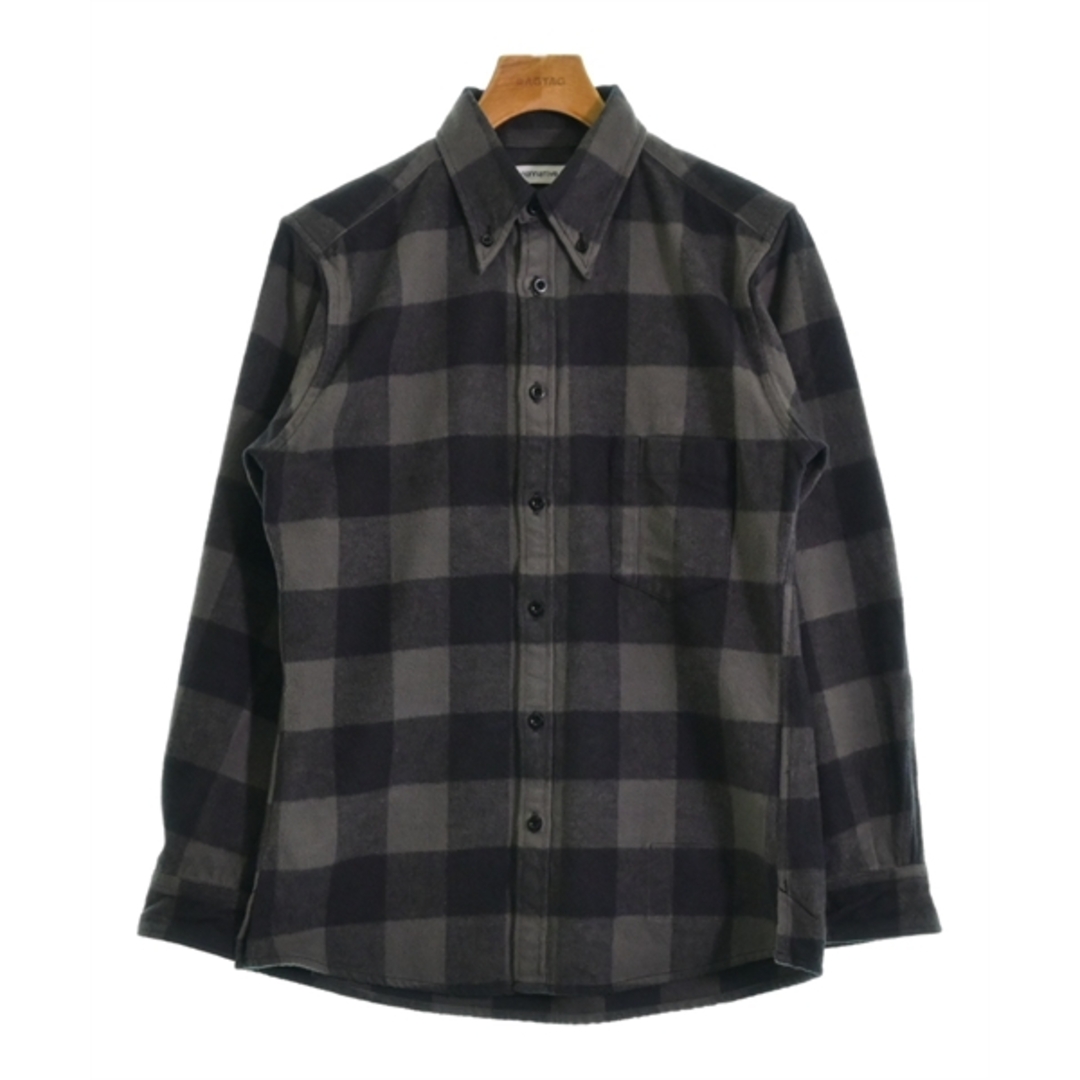 nonnative(ノンネイティブ)のnonnative カジュアルシャツ 0(XS位) グレー系(チェック) 【古着】【中古】 メンズのトップス(シャツ)の商品写真