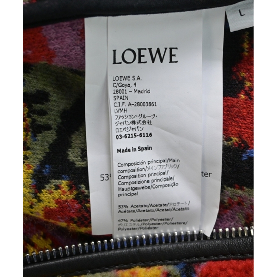 LOEWE(ロエベ)のLOEWE ロエベ ブルゾン（その他） L 赤x紫x黒等(総柄) 【古着】【中古】 メンズのジャケット/アウター(その他)の商品写真