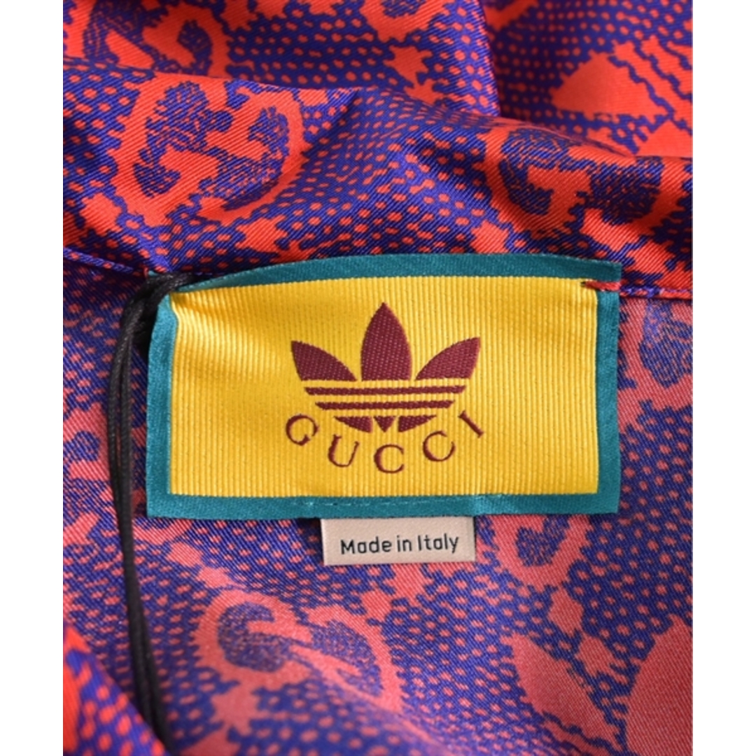 Gucci(グッチ)のGUCCI グッチ カジュアルシャツ 48(L位) 青x赤(総柄) 【古着】【中古】 メンズのトップス(シャツ)の商品写真