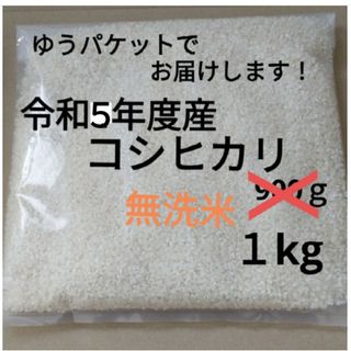 兵庫県産　コシヒカリ　箱込み１キロ(米/穀物)