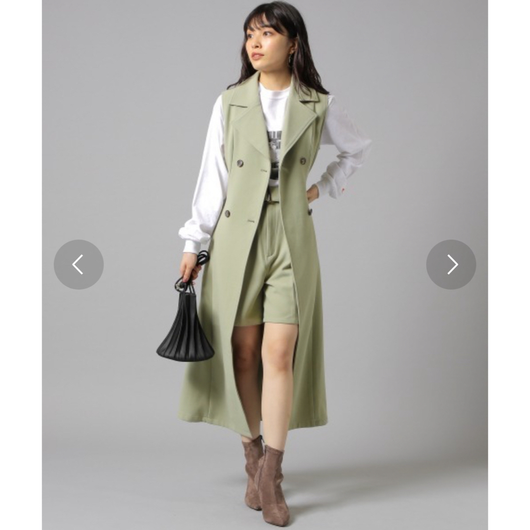 【値下げしました】2wayトレンチコート レディースのジャケット/アウター(トレンチコート)の商品写真