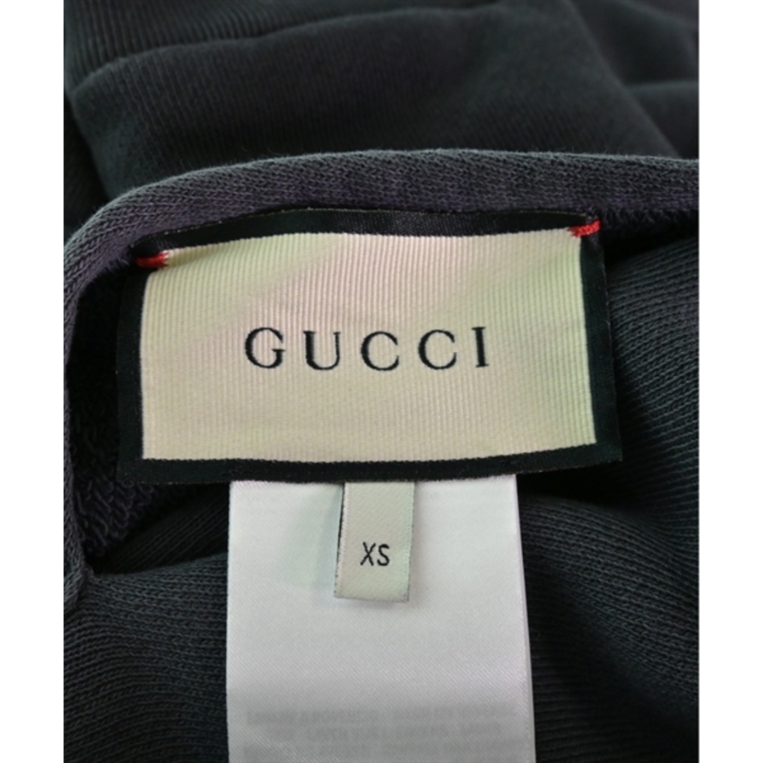 Gucci(グッチ)のGUCCI グッチ パーカー XS ダークグレー 【古着】【中古】 メンズのトップス(パーカー)の商品写真