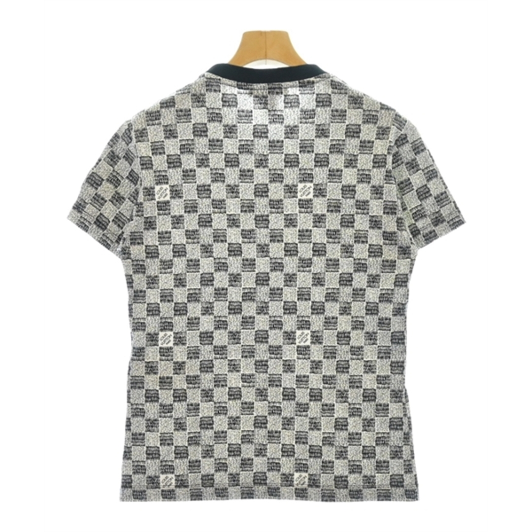 LOUIS VUITTON(ルイヴィトン)のLOUIS VUITTON Tシャツ・カットソー XS 黒x白(総柄) 【古着】【中古】 レディースのトップス(カットソー(半袖/袖なし))の商品写真