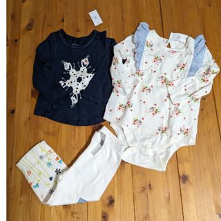 ベビーギャップ(babyGAP)の新品　babygap 3点セット90(Tシャツ/カットソー)