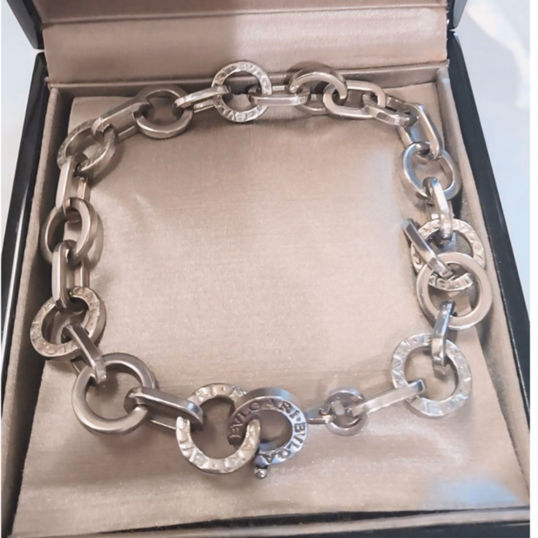 BVLGARI(ブルガリ)の【本日まで出品】BVLGARI 925 Silver ブレスレット メンズのアクセサリー(ブレスレット)の商品写真