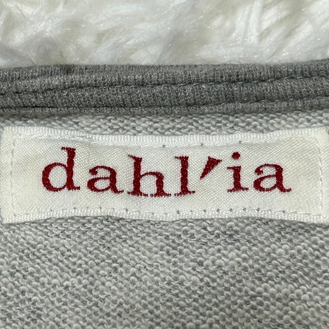 Dahlia(ダリア)の【訳あり美品】ダリア Tシャツ/カットソー(長袖) FREE グレー ✓3549 レディースのトップス(Tシャツ(長袖/七分))の商品写真